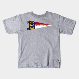North Carolina Flag Pennant Kids T-Shirt